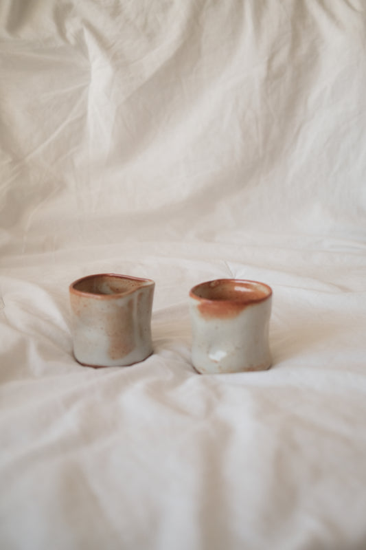 copper wonky cup (set of 2)