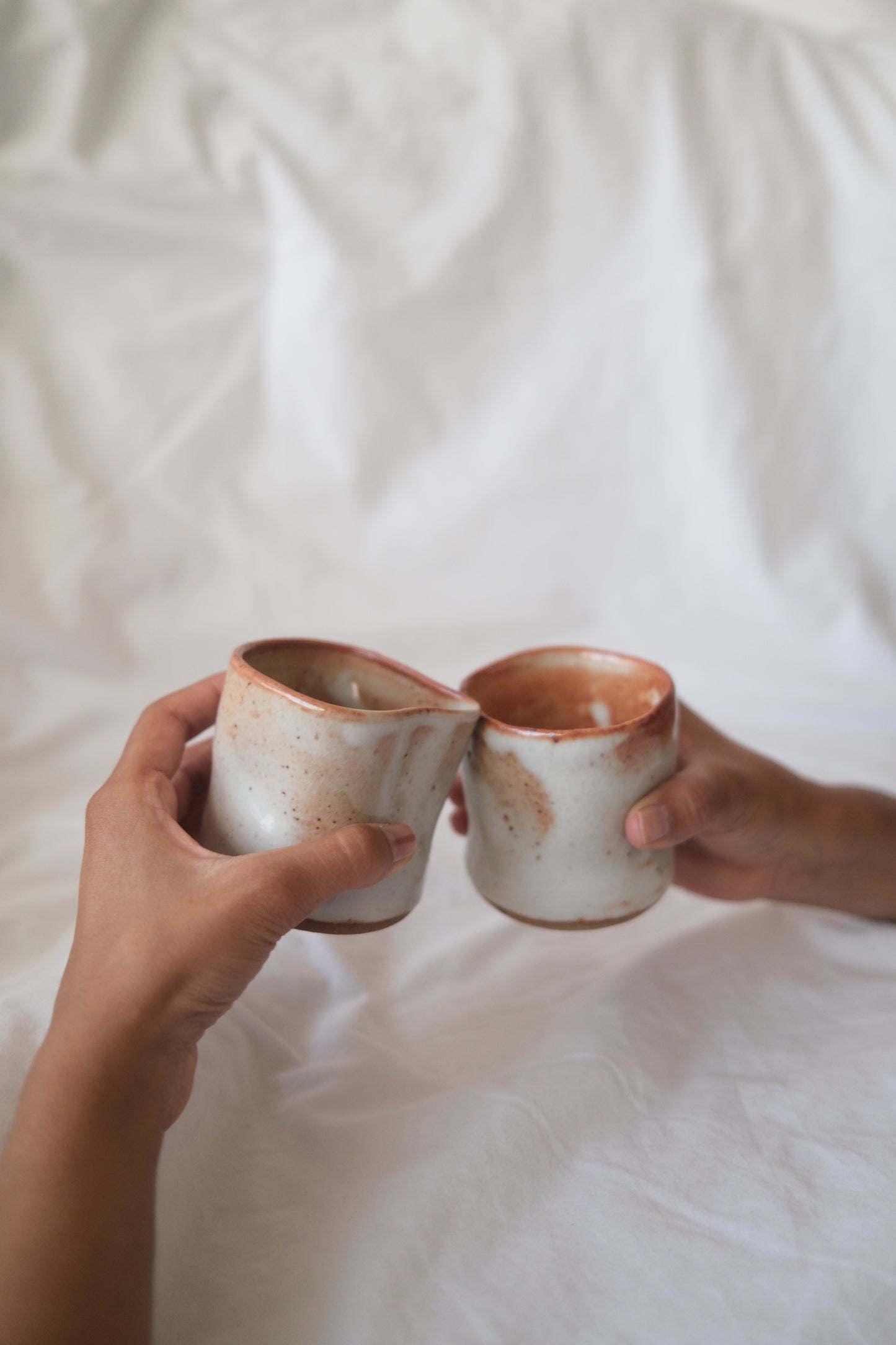 copper wonky cup (set of 2)